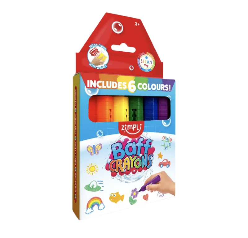 Baff Crayons 6 Pack