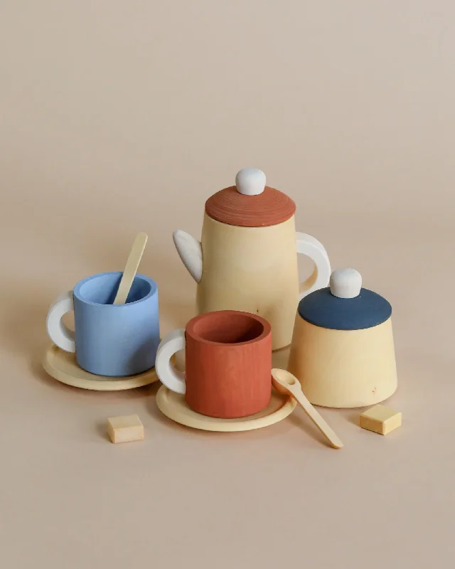 Raduga Grez Handmade Wooden Tea Set