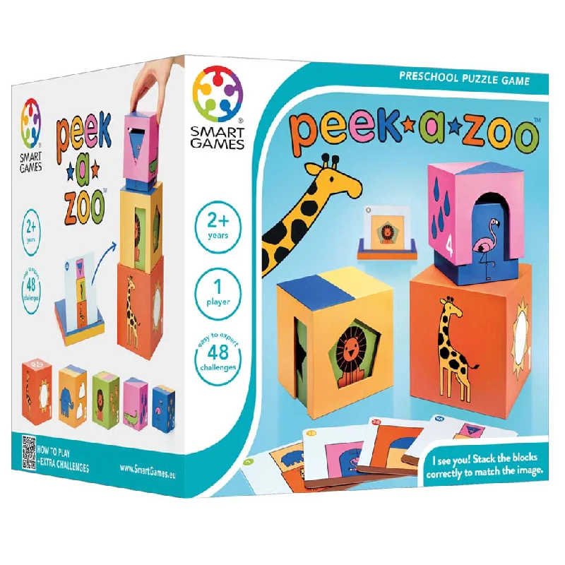 Smart Toys & Games Peek-A-Zoo Preschool Puzzle Game